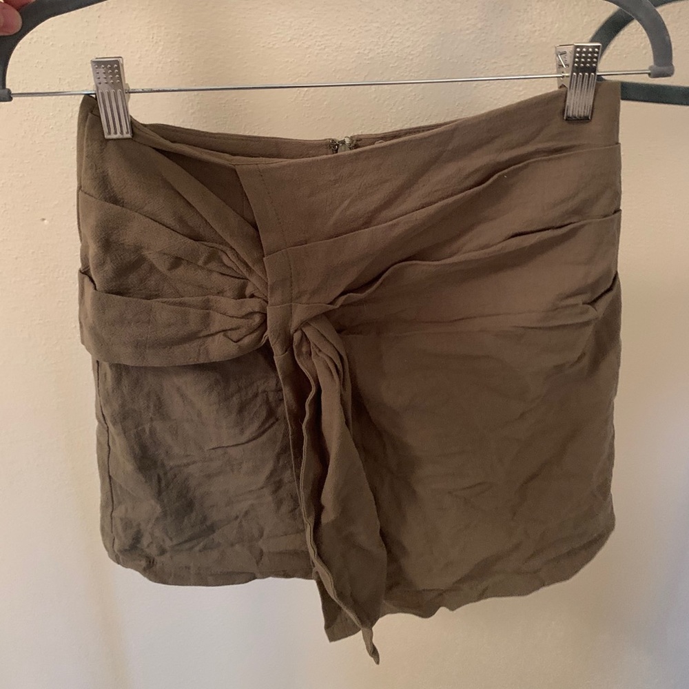Olive Mini Skirt
